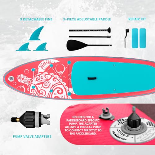 FEATH-R-LITE Inflatable Stand Up Paddleboard with Accessories