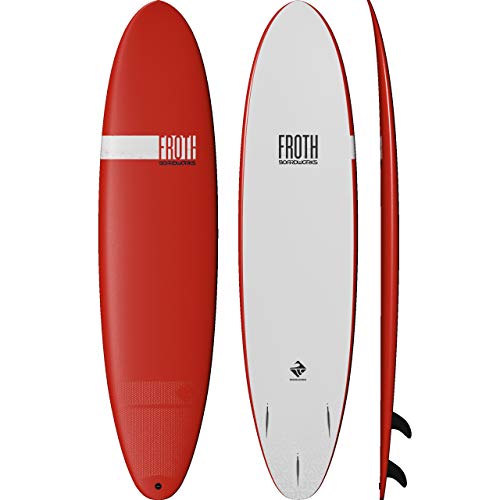 Boardworks Froth! Soft Top Surfboard 8ft Papaya