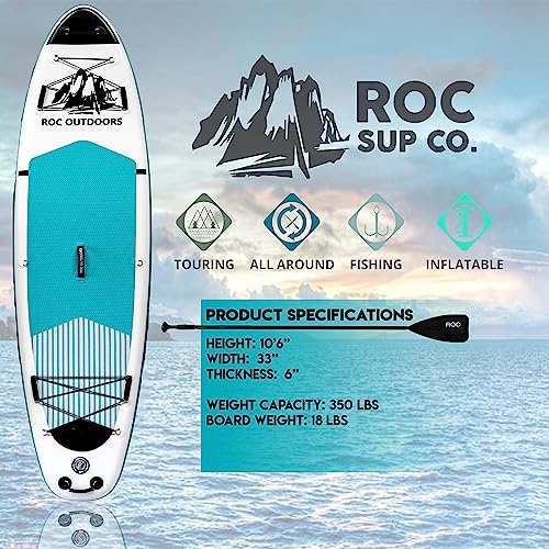 Roc Inflatable Stand Up Paddle Board Set