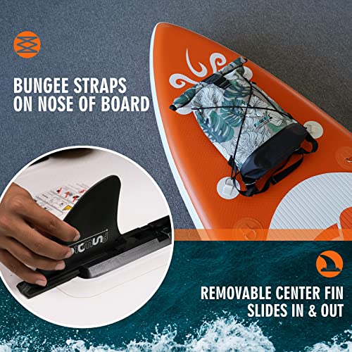FunWater Inflatable SUP Board with Accessories & Kayak Seat