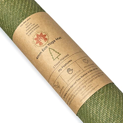 Sustainable Non-Slip Yoga Mat (Forest Green)