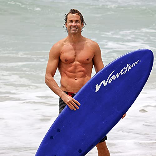 5'6" Soft Top Foam Surfboard Complete Set, Blue