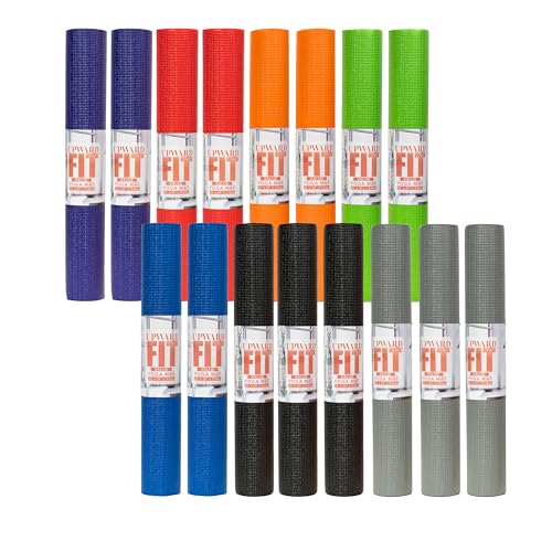 16-Pack Non Slip Yoga Mats for Schools and Studios