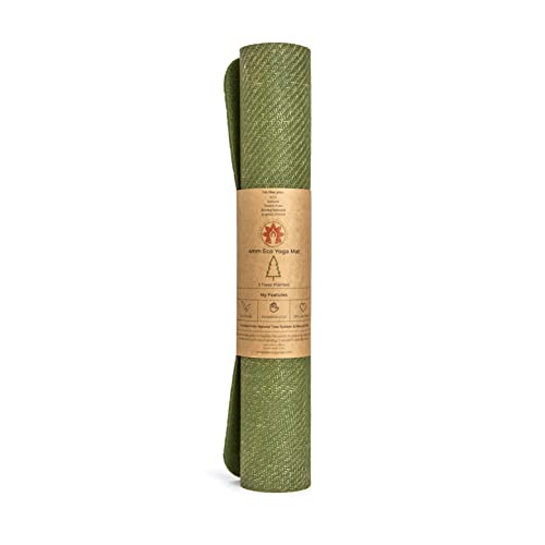Sustainable Non-Slip Yoga Mat (Forest Green)