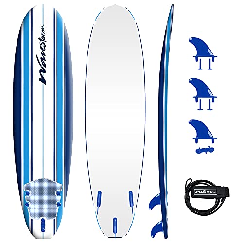 Soft Top 7ft Surfboard Complete Set for Beginners
