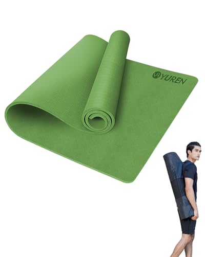Eco-Friendly Yoga Mat for Large Workouts - Green