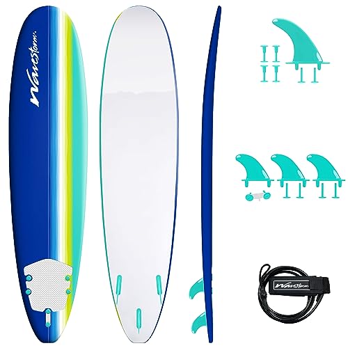 WAVESTORM 8ft Classic Longboard Surfboard - BLT VIP