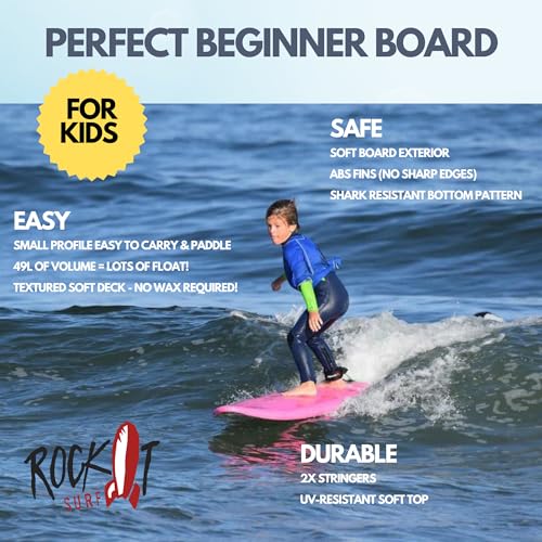 6' Baby Jesús Soft Top Kids Surfboard