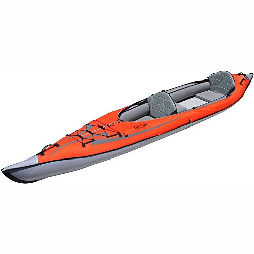 AE1007-E Convertible Elite Inflatable Kayak, Red, 15ft VIP