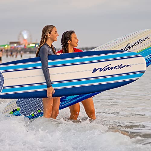 7' Wavestorm Soft Top Foam Surfboard Set with Leash