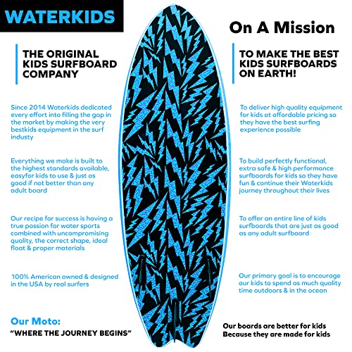Waterkids Reef Kids Surfboard - Ideal for Learning Surfing