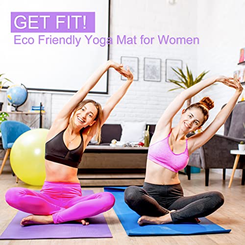 Funtery 16 Pcs Thick Yoga Mat Set, Non-Slip