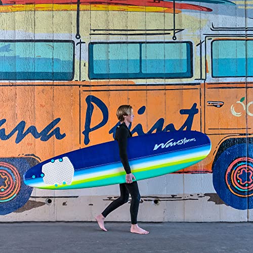 WAVESTORM 8ft Classic Longboard Surfboard - BLT VIP