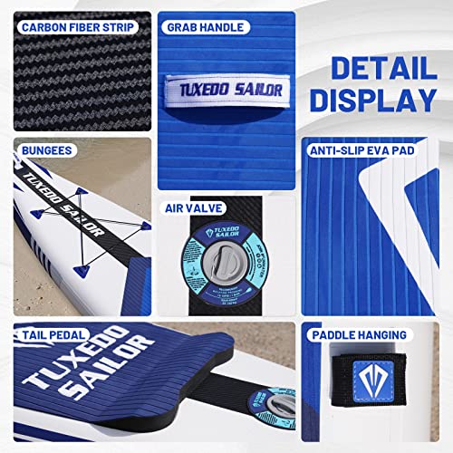 12ft Ultra Light Tuxedo Sailor Longboard for Surfers