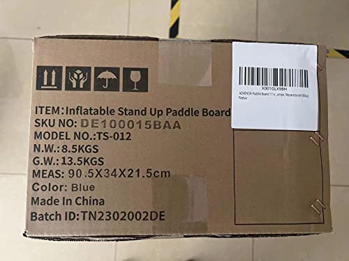 ADVENOR 11'x33x6 Extra Wide Inflatable Paddle Board Kit