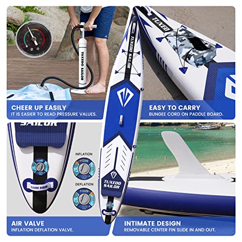 12ft Ultra Light Tuxedo Sailor Longboard for Surfers