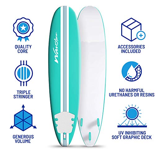 Wavestorm 15th Anniversary Soft Top Foam Surfboard