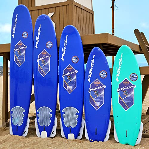 5'6" Soft Top Foam Surfboard Complete Set, Blue