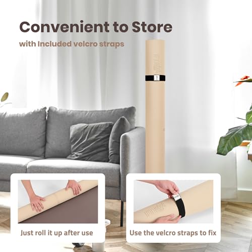 Gogokiwi Large Yoga Mat for Home Gym Exercises