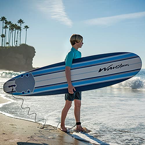 8ft Wavestorm Foam Soft Top Surfboard for All Ages