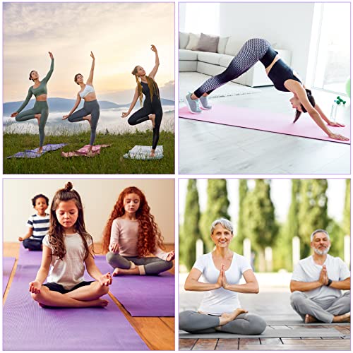 Funtery 16 Pcs Thick Yoga Mat Set, Non-Slip