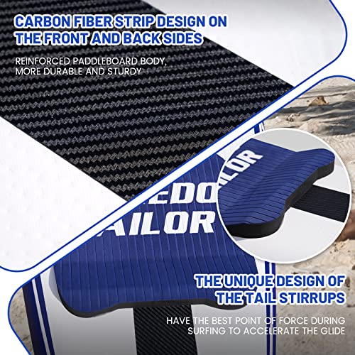 12ft Ultra Light Tuxedo Sailor Longboard for Surfers