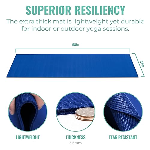 16-Pack Non Slip Yoga Mats for Schools and Studios