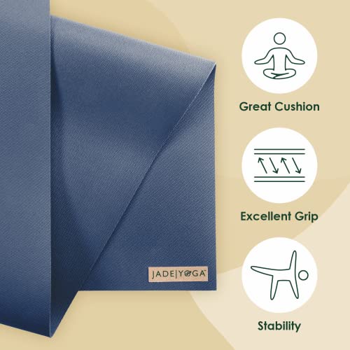 JadeYoga Harmony Yoga Mat: Non-Slip, Durable & Thick