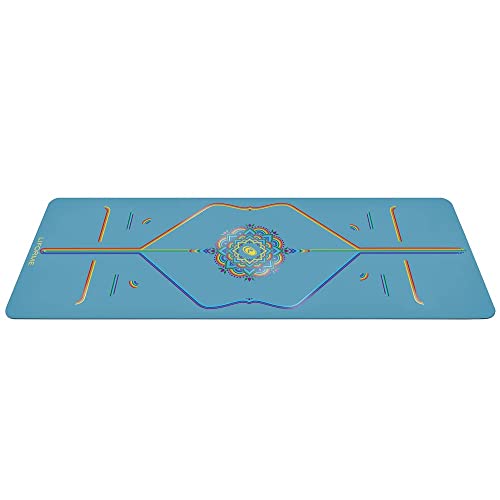 Liforme Printed Yoga Mat with Patented Alignment System