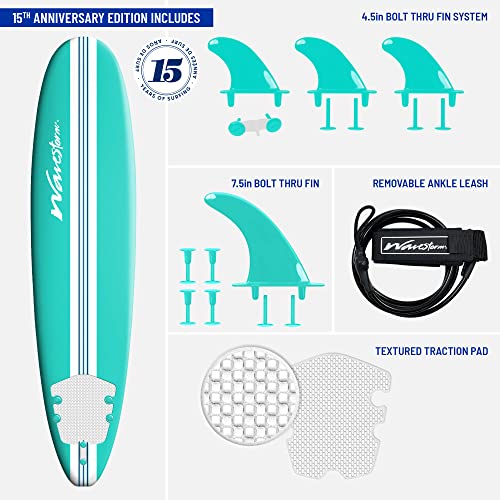 Wavestorm 15th Anniversary Soft Top Foam Surfboard