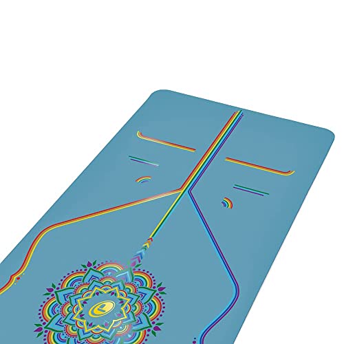 Liforme Printed Yoga Mat with Patented Alignment System