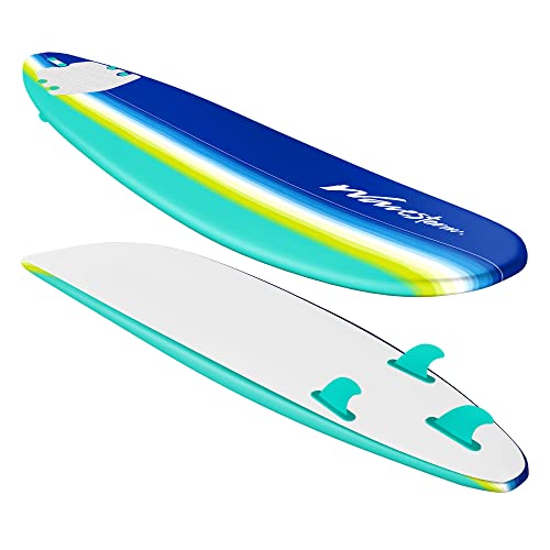 WAVESTORM 8ft Classic Longboard Surfboard - BLT VIP