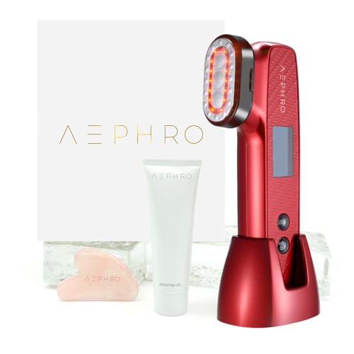 Aephro 6-in-1 Facial Device: RF Skin Tightening & Red Light Therapy