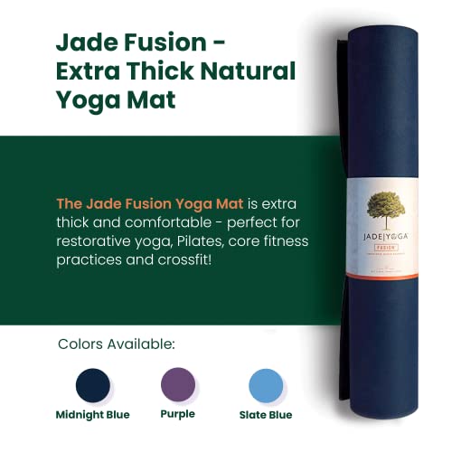 Luxurious Jade Fusion Yoga Mat, Sturdy & Comfortable
