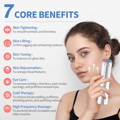 Texet Microcurrent Facial Massager for Face Neck Eyes