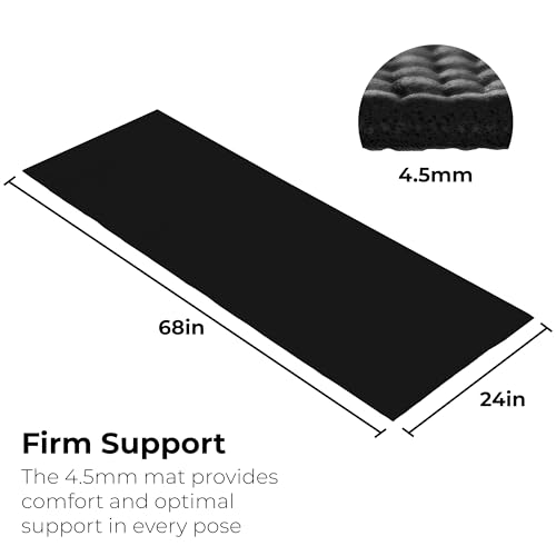 10-Pack Non-Slip Yoga Mats for Fitness and Stretching