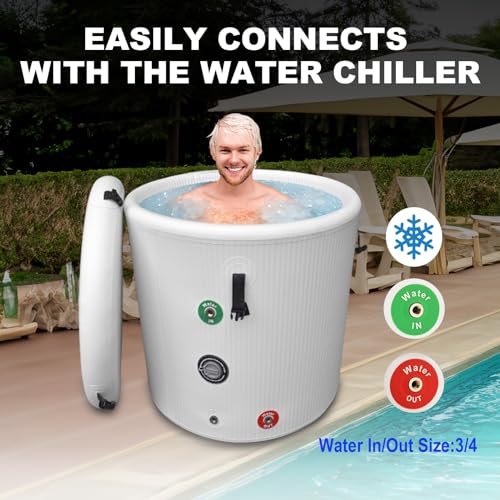 VIP Inflatable Ice Bath Tub with Ice Chiller
