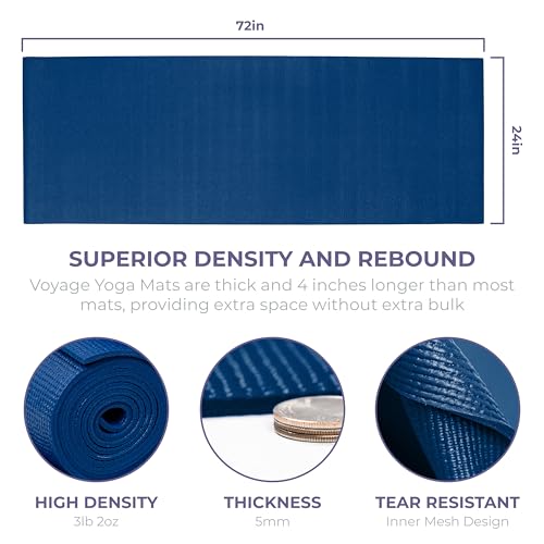 Sunshine Yoga Voyage 10-Pack Extra Long Exercise Mats