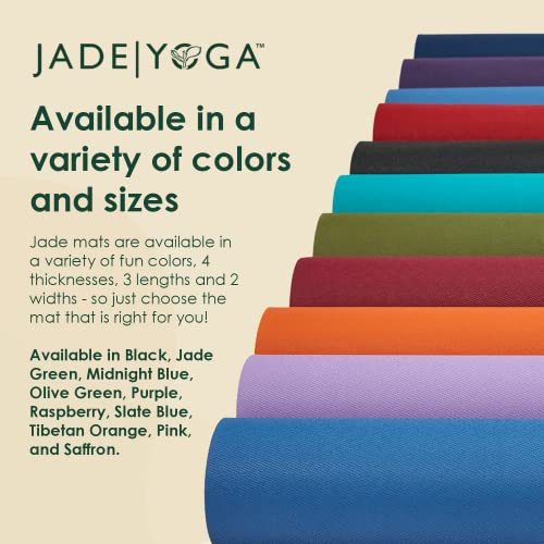 JadeYoga Harmony Yoga Mat: Non-Slip, Durable & Thick