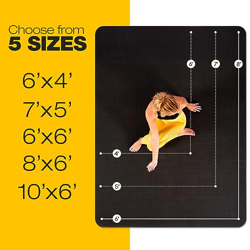 Premium XL Yoga Mat - 10 x 6 ft