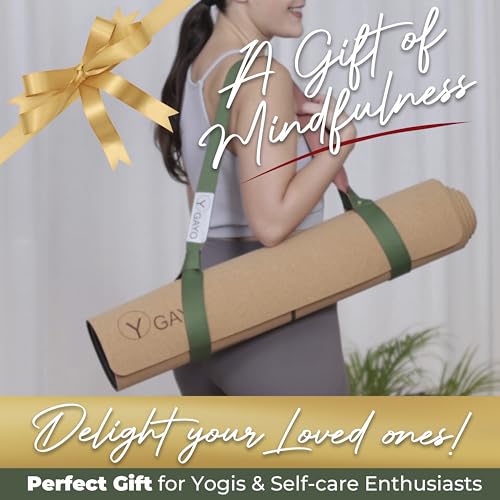 Eco-Friendly Cork Yoga Mat | Extra Support, Alignment Guidance