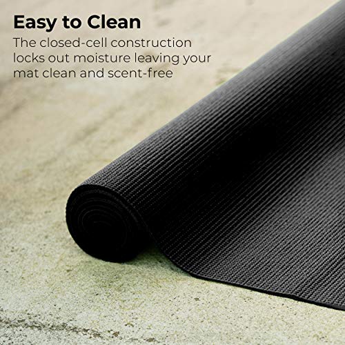 10-Pack Non-Slip Yoga Mats for Fitness and Stretching