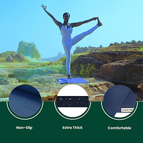 Luxurious Jade Fusion Yoga Mat, Sturdy & Comfortable