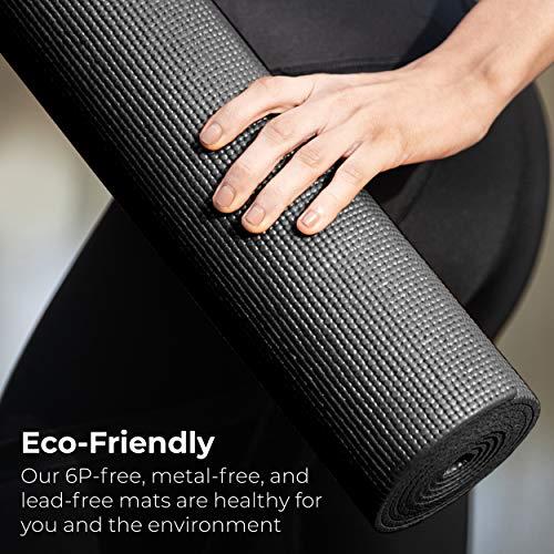 10-Pack Non-Slip Yoga Mats for Fitness and Stretching