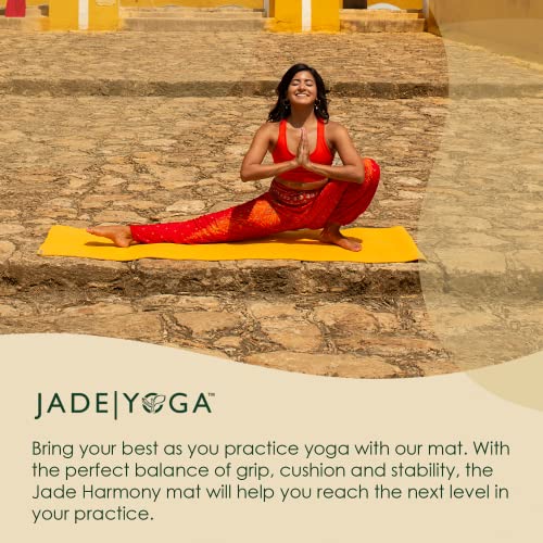 JadeYoga Harmony Yoga Mat: Non-Slip, Durable & Thick