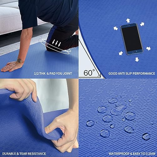 Extra Thick Non-Slip TPE Yoga Mat for Home Gym