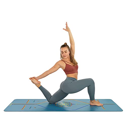 Liforme Printed Yoga Mat with Patented Alignment System