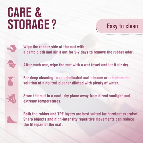 UMINEUX Extra Thick Non Slip Yoga Mat Set