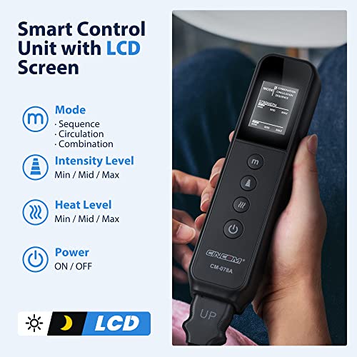 CINCOM Leg Massager with Heat and Compression