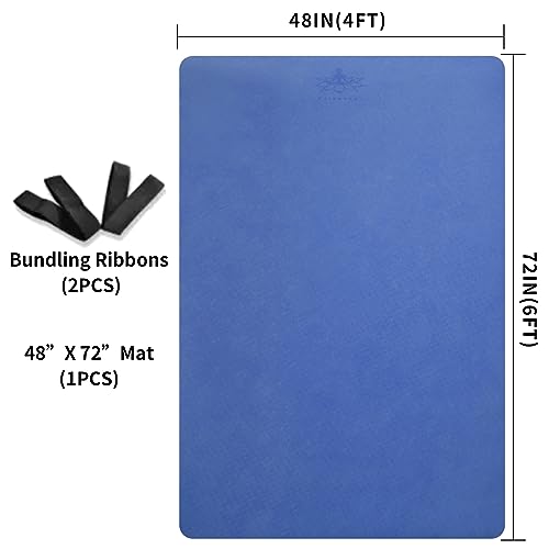 Extra Thick Non-Slip TPE Yoga Mat for Home Gym